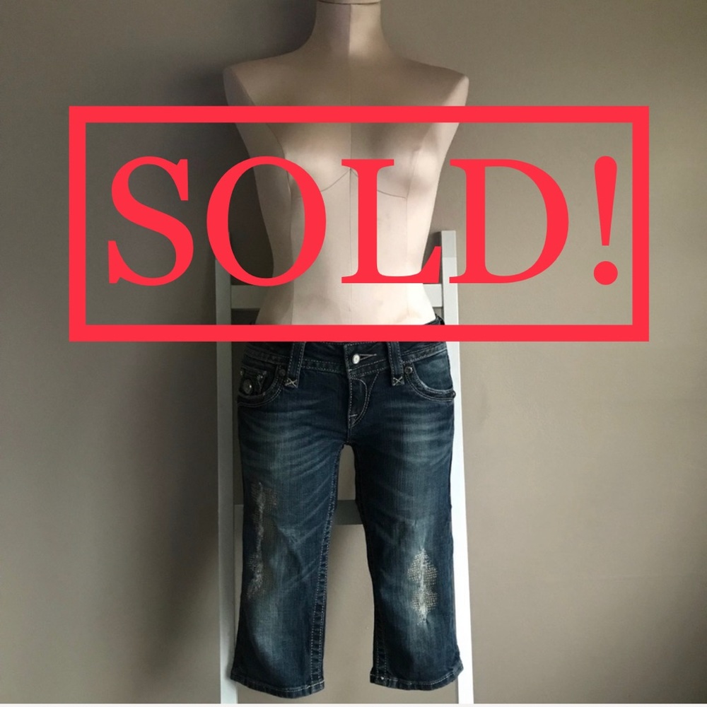 Rock Revival skinny capri fit jeans